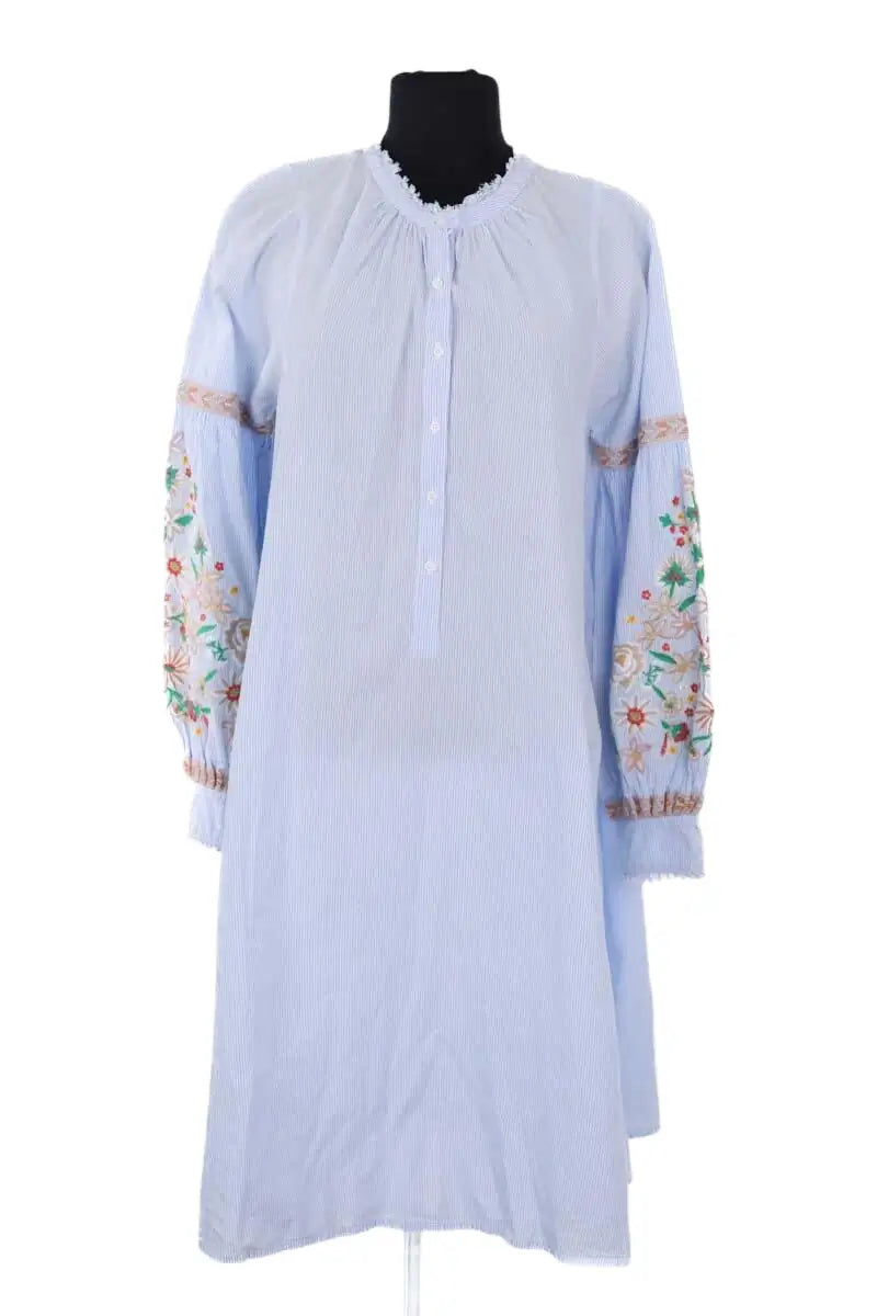 Robe Antik Batik Bleu en Coton, taille S - Seconde Main