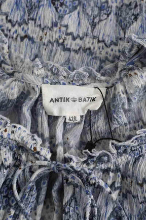 Robe Antik Batik Bleu en Coton