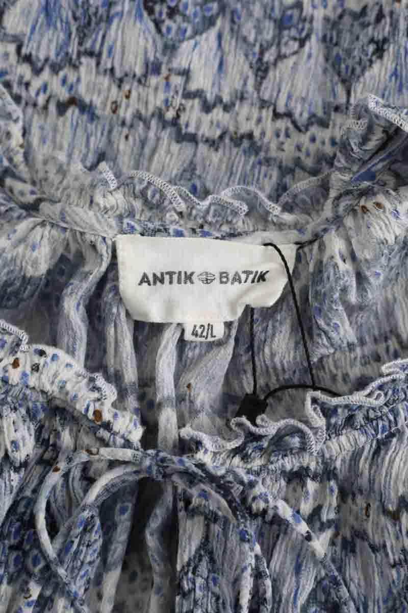 Robe Antik Batik Bleu en Coton