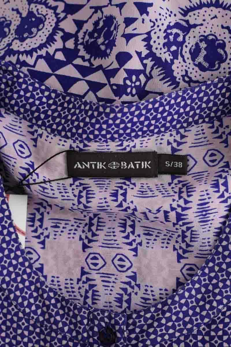 Robe Antik Batik Bleu en Soie