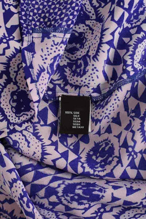 Robe Antik Batik Bleu en Soie