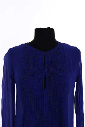 Robe Antik Batik Bleu en Soie