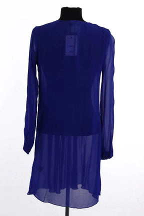 Robe Antik Batik Bleu en Soie