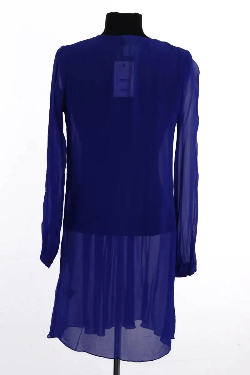 Robe Antik Batik Bleu en Soie