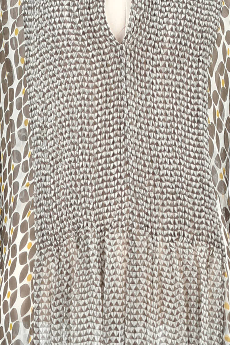 Robe Antik Batik Gris en Soie