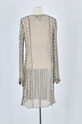 Robe Antik Batik Gris en Soie