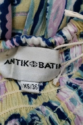 Robe Antik Batik Jaune en Viscose