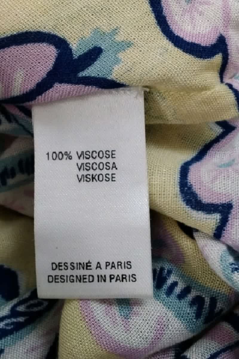 Robe Antik Batik Jaune en Viscose