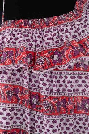 Robe Antik Batik Multicolore en Coton