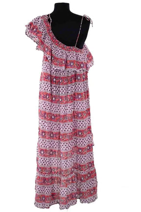 Robe Antik Batik Multicolore en Coton