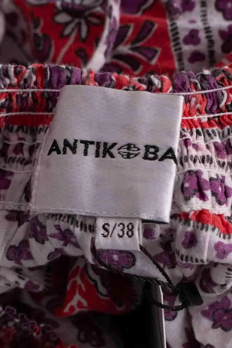 Robe Antik Batik Multicolore en Coton