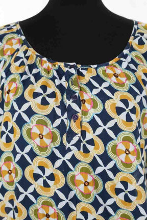 Robe Antik Batik Multicolore en Coton