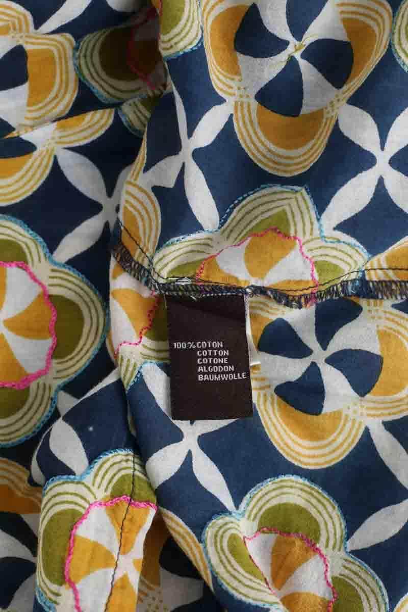 Robe Antik Batik Multicolore en Coton