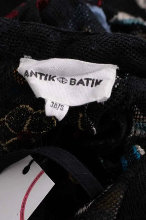 Robe Antik Batik Noir en Coton