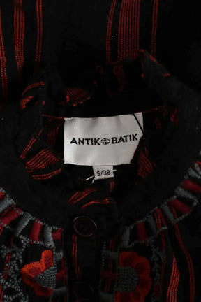 Robe Antik Batik Noir en Coton