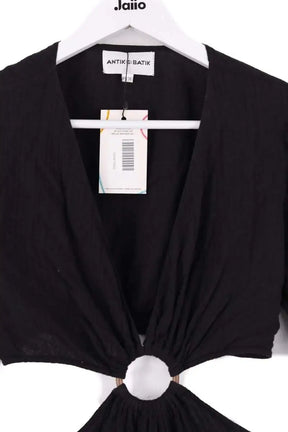 Robe Antik Batik Noir en Coton