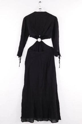 Robe Antik Batik Noir en Coton