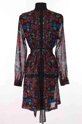 Robe Antik Batik Noir en Synthétique