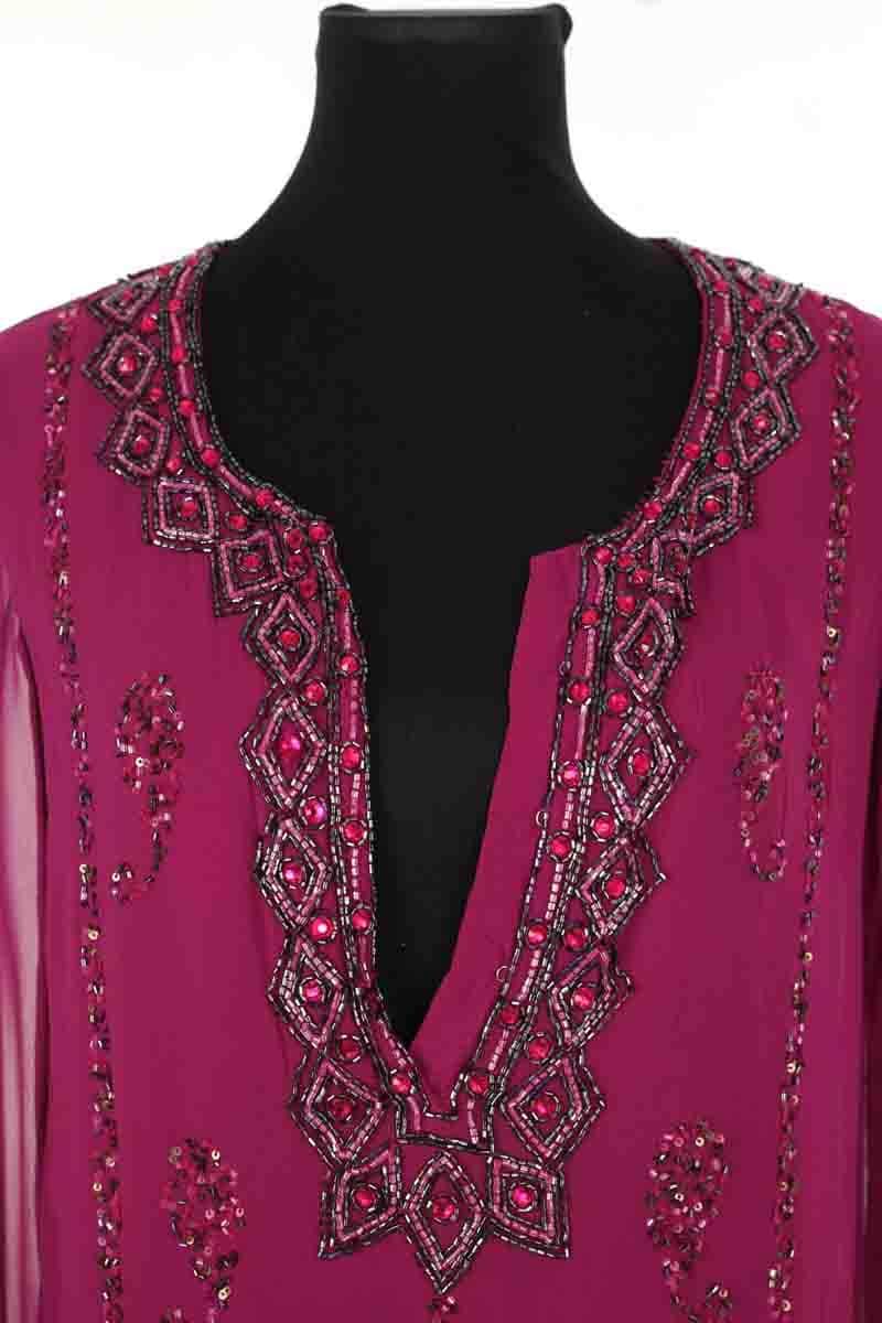 Robe Antik Batik Violet en Viscose
