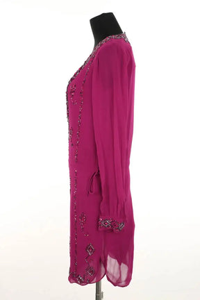 Robe Antik Batik Violet en Viscose