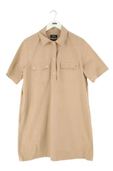 Robe APC Beige en Coton, taille XL - Seconde Main