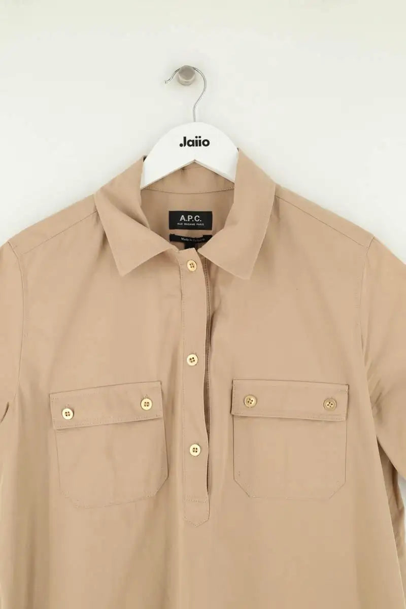 Robe APC Beige en Coton