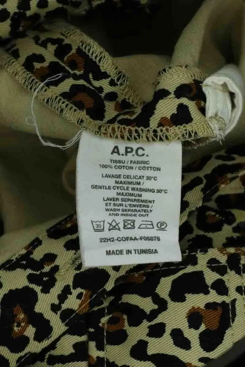 Robe APC Beige en Coton