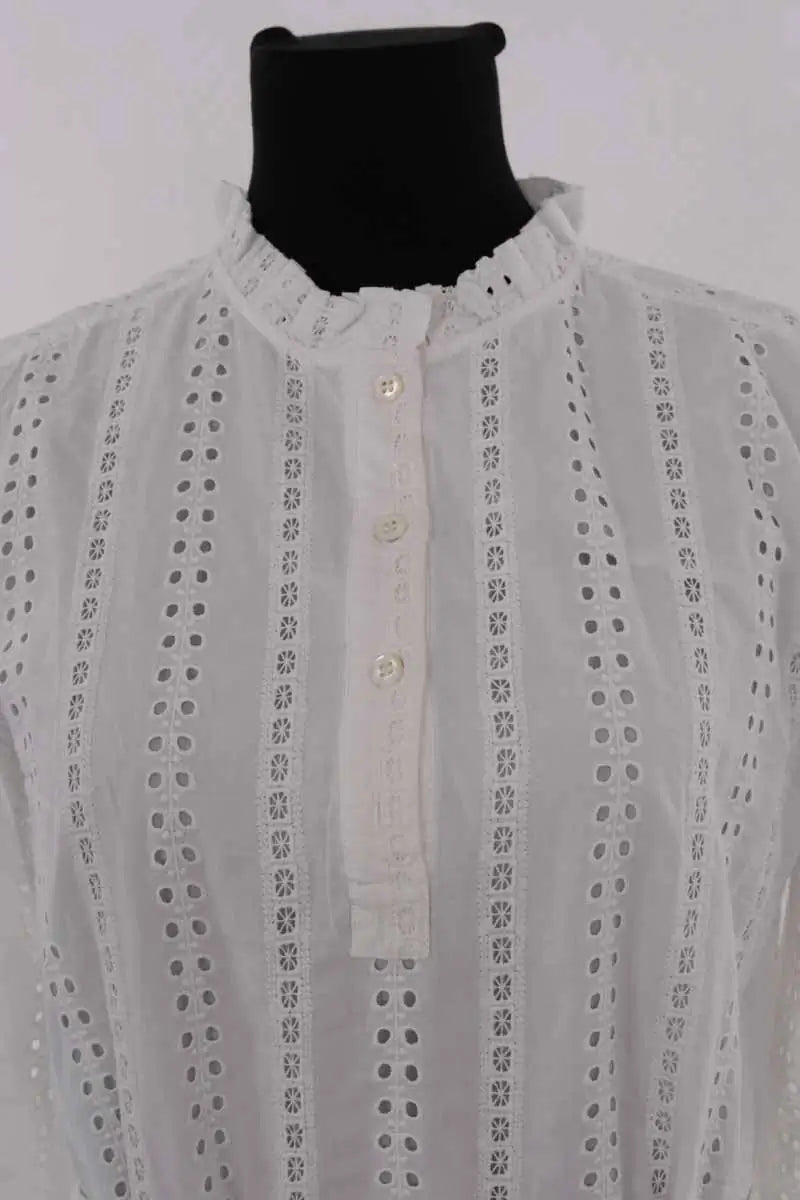 Robe APC Blanc en Coton