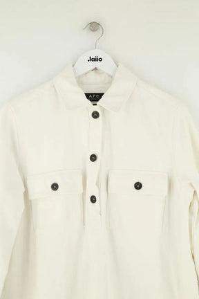 Robe APC Blanc en Coton