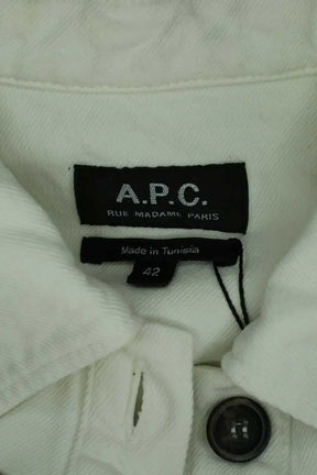 Robe APC Blanc en Coton