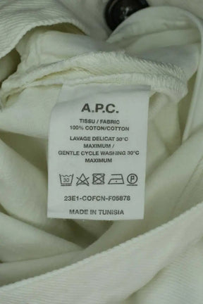 Robe APC Blanc en Coton