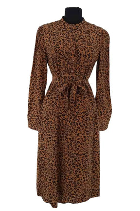 Robe APC Camel en Synthétique, taille M - Seconde Main