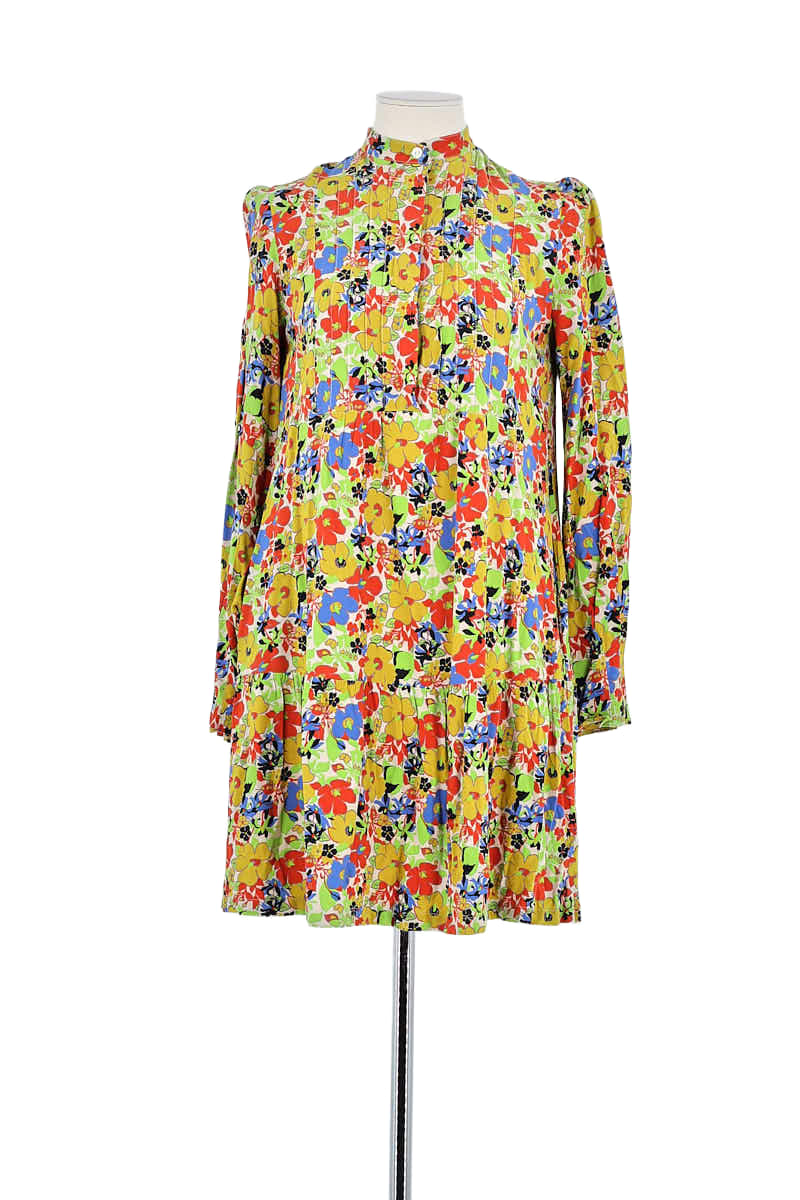Robe APC Jaune en Viscose, taille XS - Seconde Main