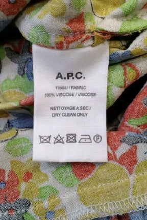 Robe APC Jaune en Viscose
