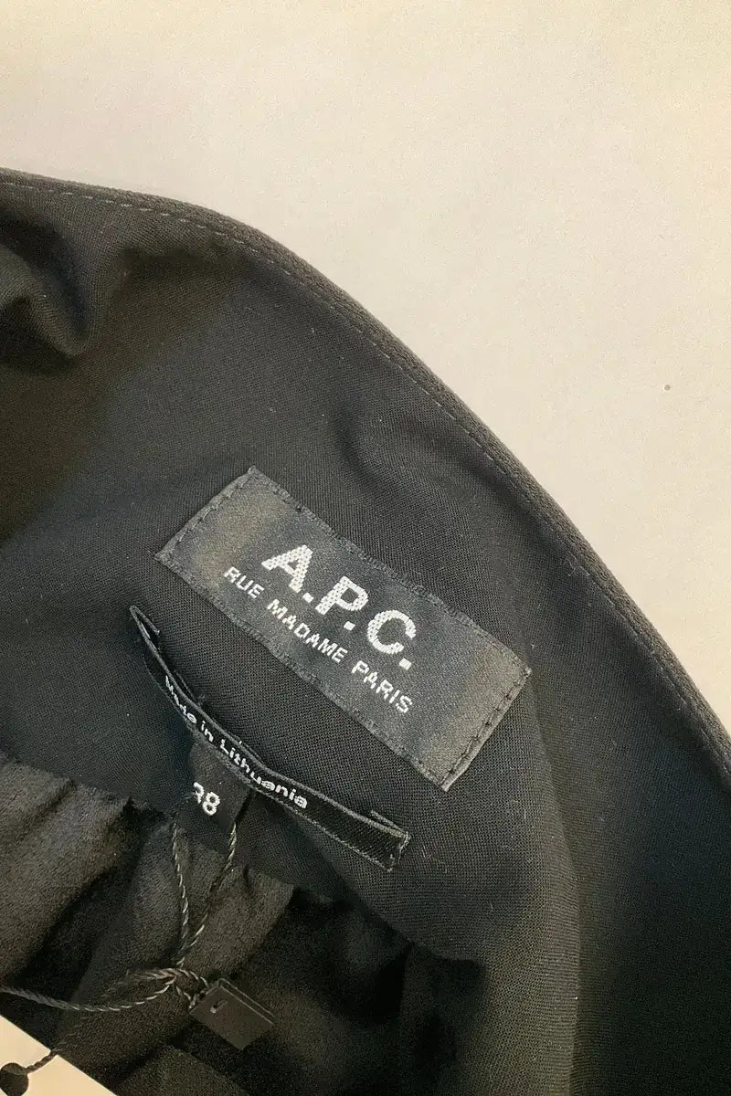Robe APC Noir en Synthétique
