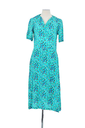 Robe APC Turquoise en Viscose, taille S - Seconde Main