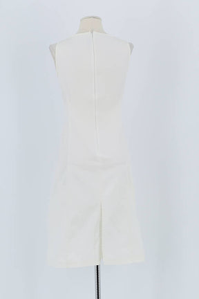 Robe Armani Blanc en Coton