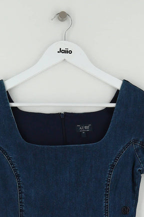 Robe Armani Bleu en Coton