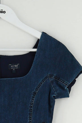 Robe Armani Bleu en Coton