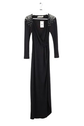 Robe Azzaro Noir en Synthétique, taille S - Seconde Main