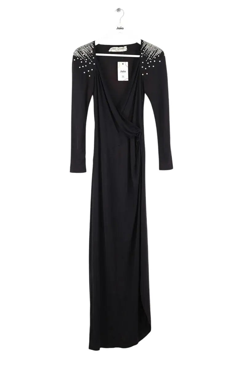 Robe Azzaro Noir en Synthétique, taille S - Seconde Main