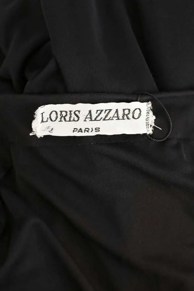 Robe Azzaro Noir en Synthétique