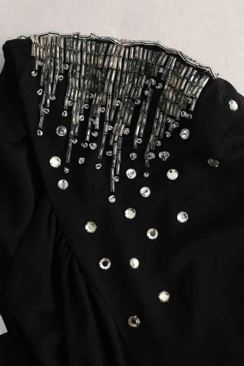 Robe Azzaro Noir en Synthétique