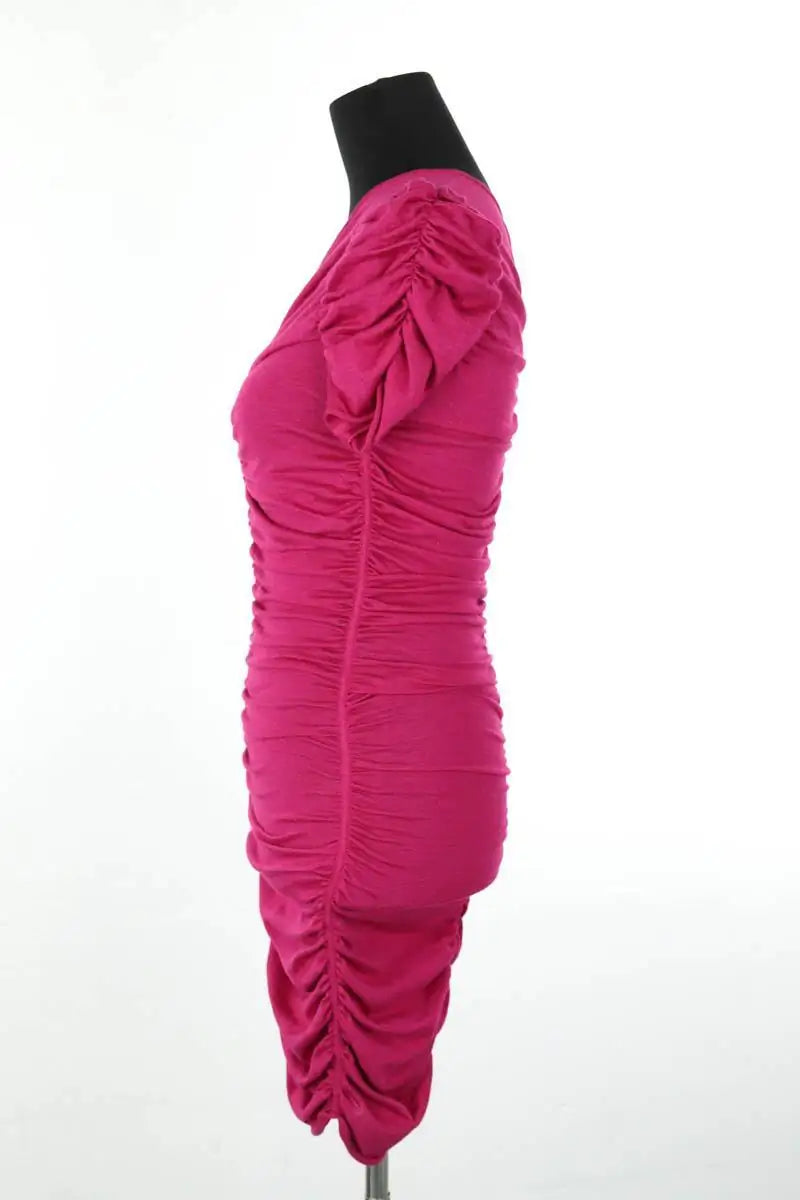 Robe Azzaro Rose en Synthétique