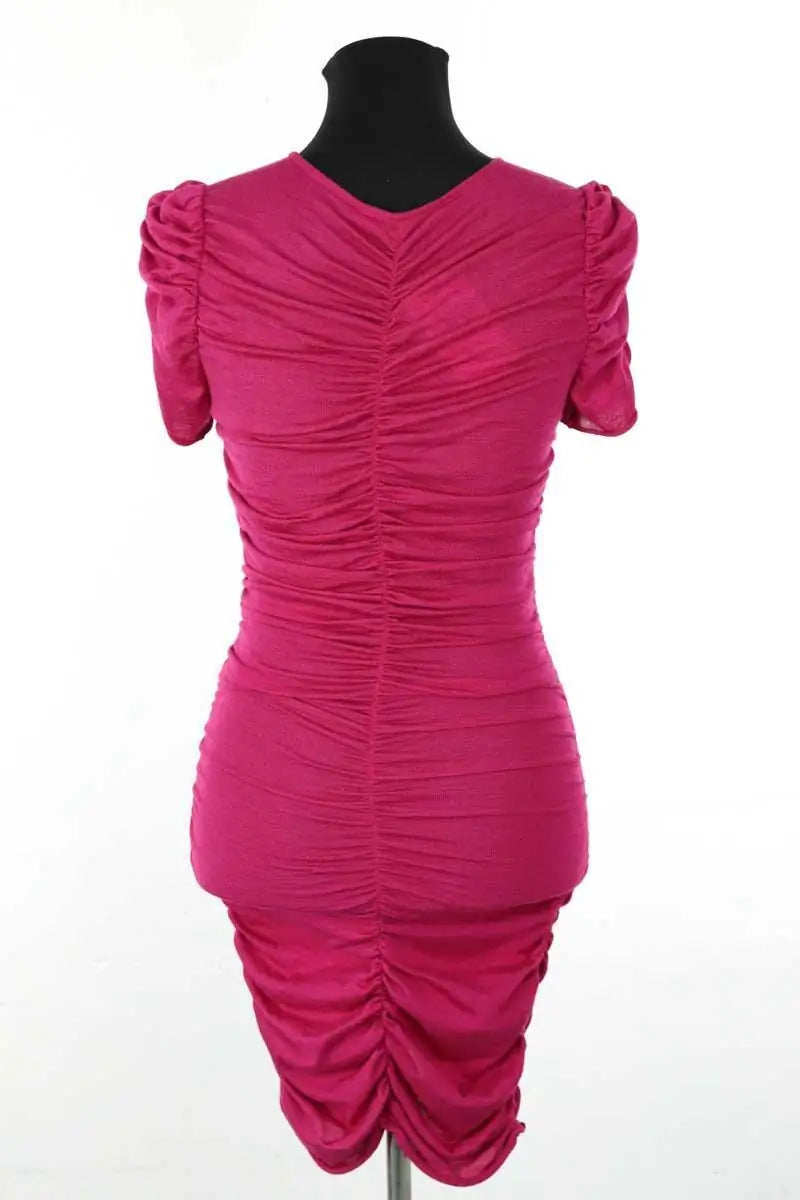 Robe Azzaro Rose en Synthétique