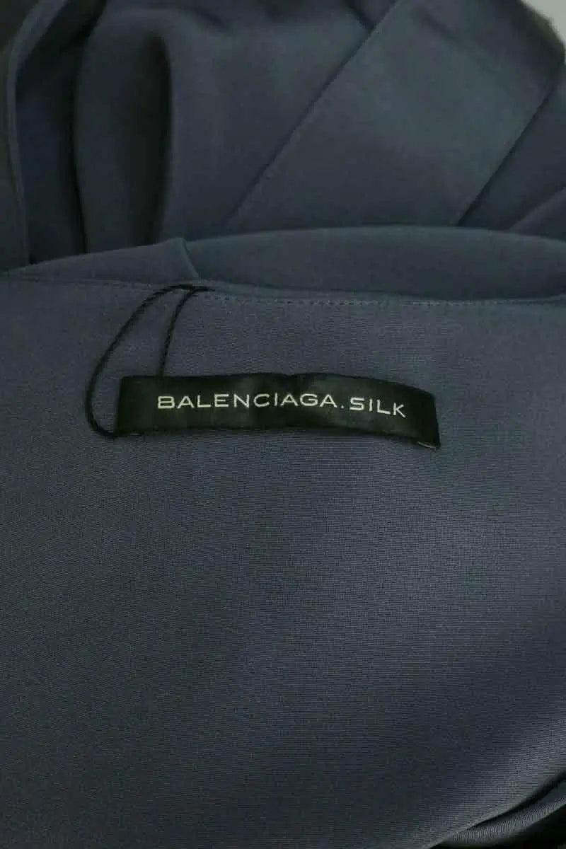 Robe Balenciaga Bleu en Soie