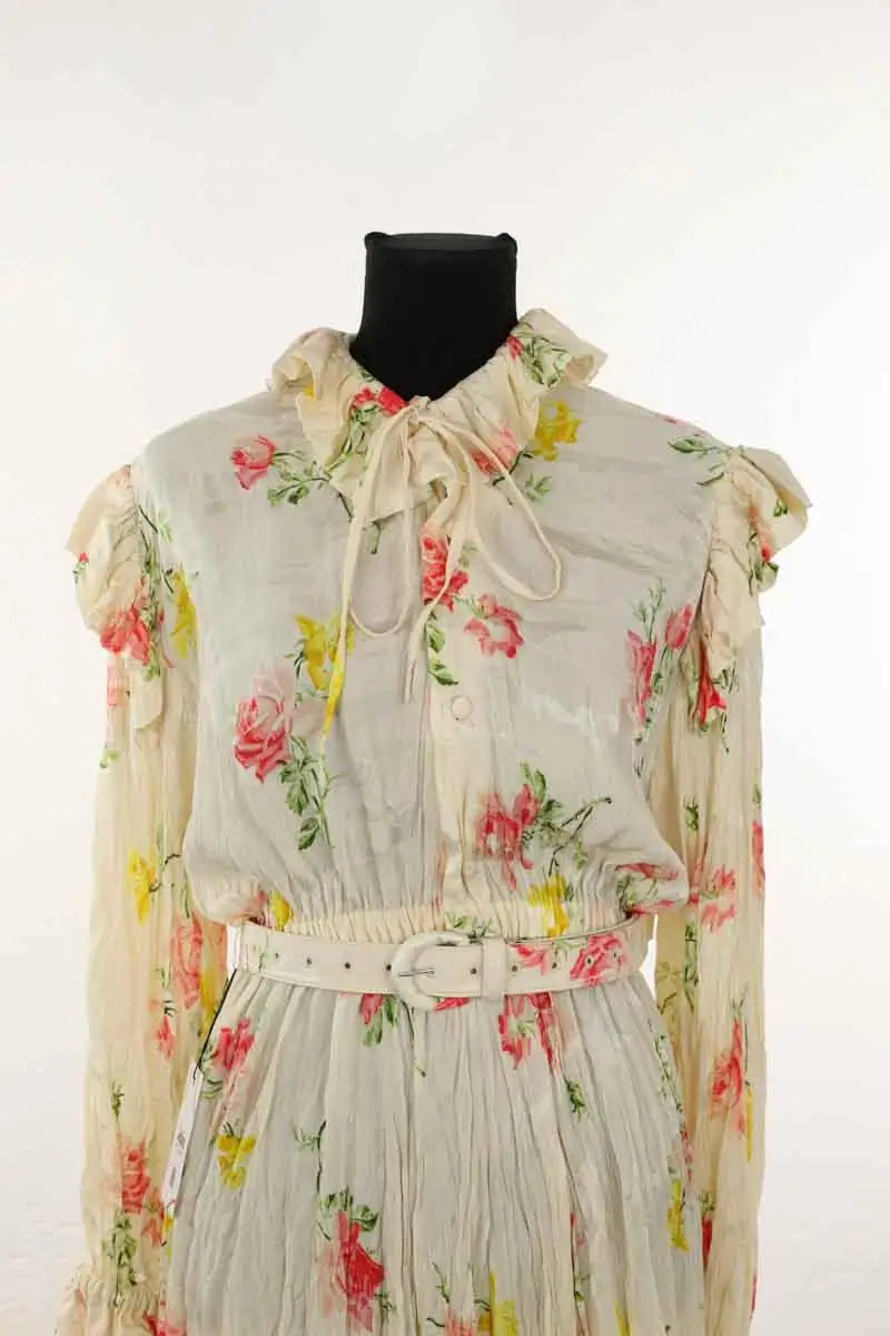 Robe Balenciaga Vintage flower silk dress Multicolore en Soie