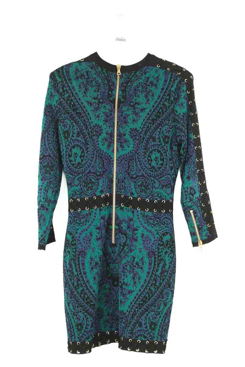 Robe Balmain Vert en Viscose