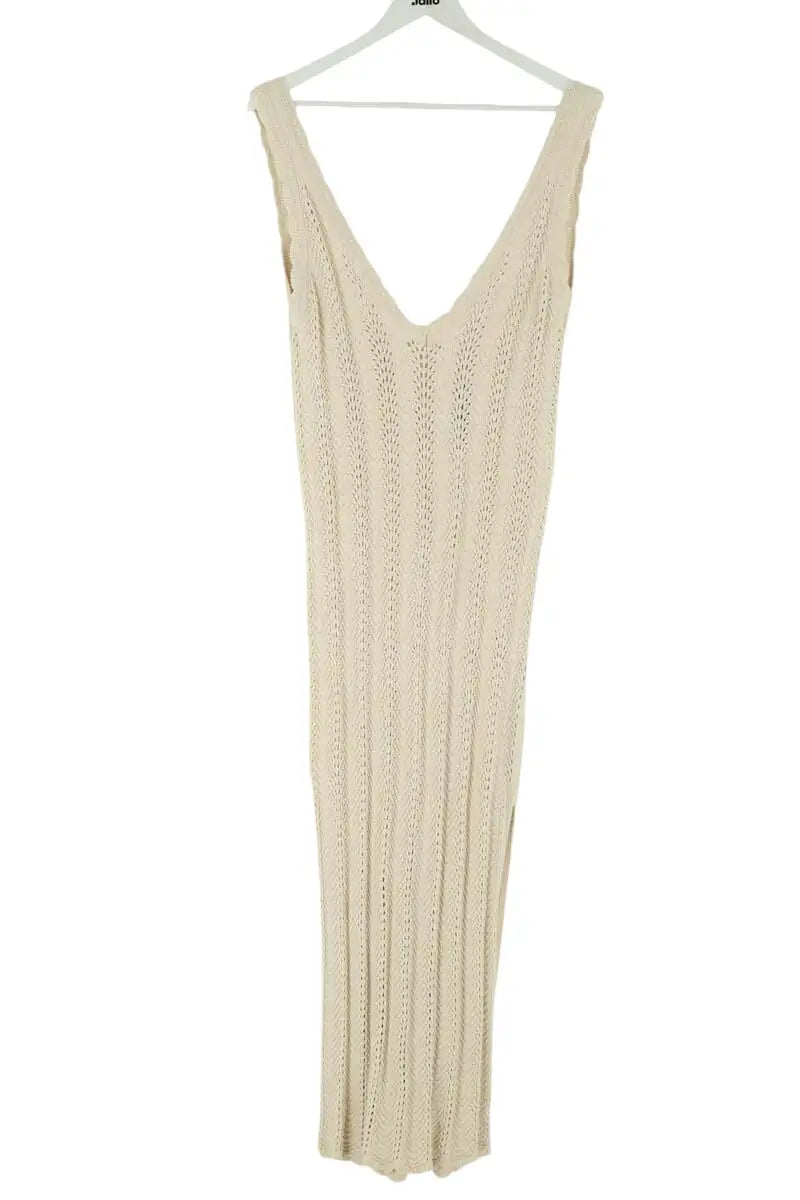 Robe Balzac Ecru en Coton, taille M - Seconde Main