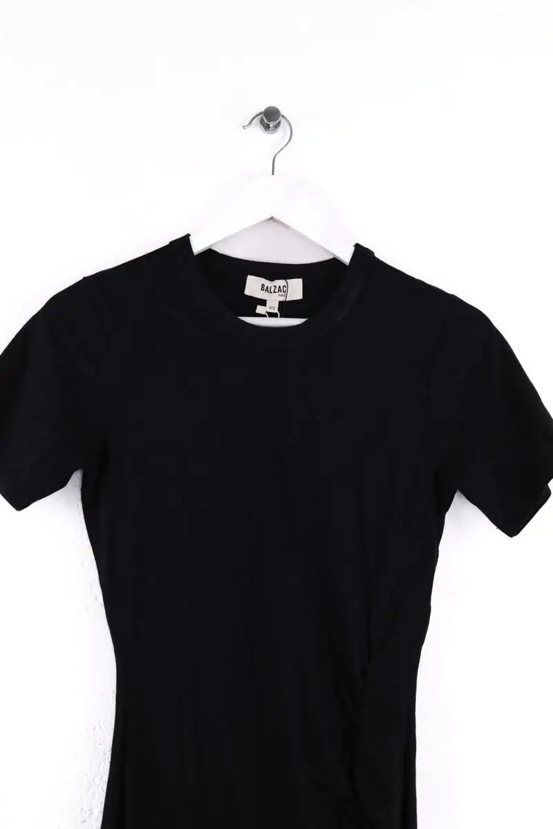 Robe Balzac robe Floréalie Noir en Coton